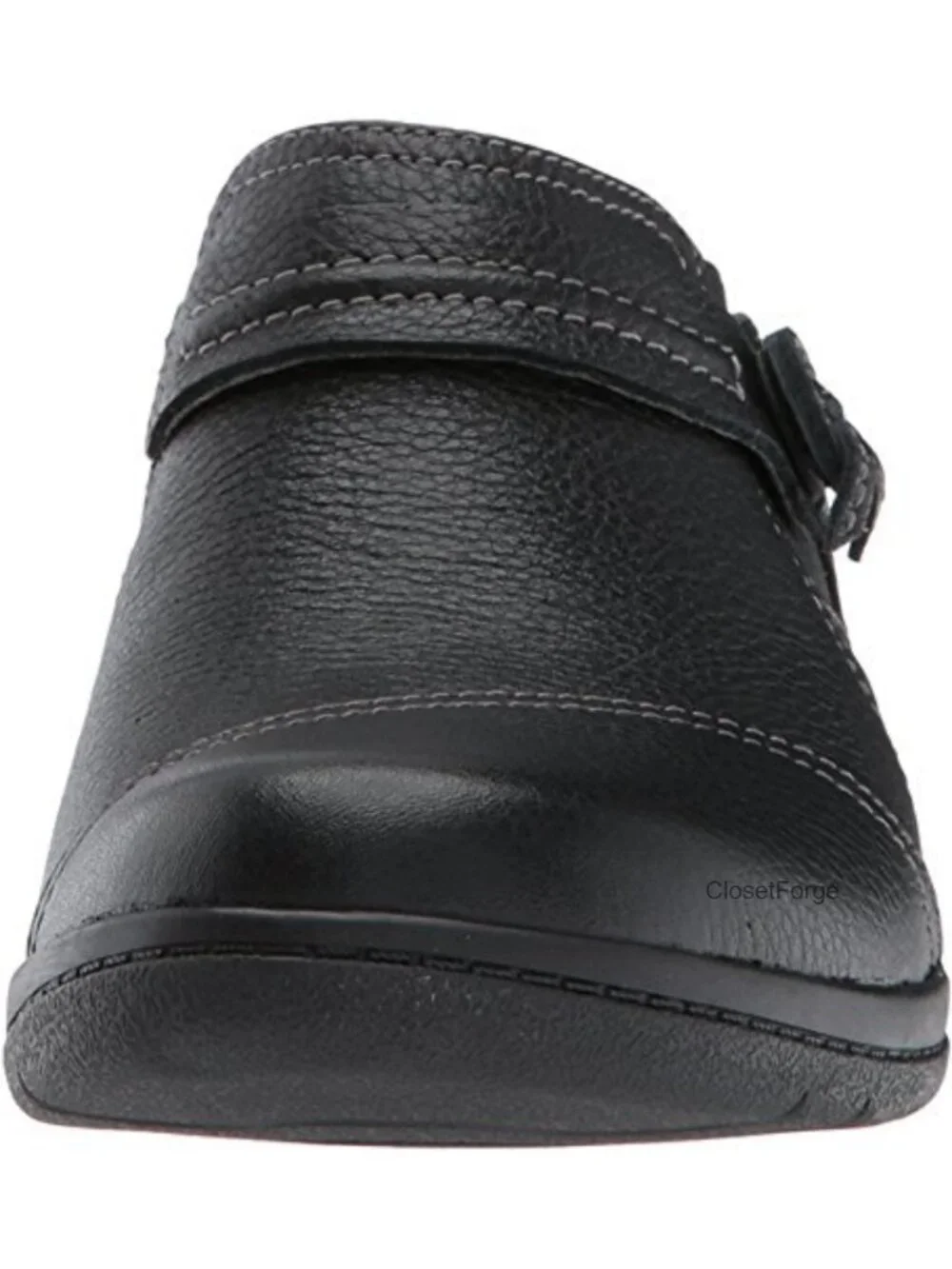 Women's Leather Pull-On Loafers with Cushioned OrthoLite Footbed